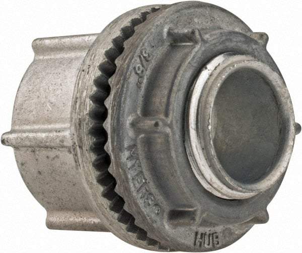 Cooper Crouse-Hinds - 3/8" Trade, Zinc Threaded Rigid/Intermediate (IMC) Conduit Hub - Noninsulated - A1 Tooling