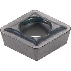 Kennametal - CPMT21.52 LF Grade KC5010 Carbide Turning Insert - TiAlN Finish, 80° Diamond, 1/4" Inscr Circle, 3/32" Thick, 1/32" Corner Radius - A1 Tooling