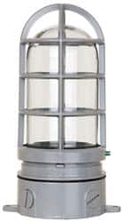 Cooper Crouse-Hinds - 120 Volt, 13 & 27 Watt, Fluorescent Hazardous Location Light Fixture - Vaporproof, Corrosion & Heat Resistant, Aluminum Housing, 4-1/4" Wide x 8-7/8" High - A1 Tooling