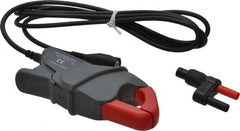 Fluke - Black/Red Electrical Test Equipment Clamp - Use with Digital Multimeters, Powers Quality Meters, Scope Meters - A1 Tooling