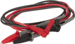 Fluke - Black/Red Electrical Test Equipment Leads - Use with Digital Multimeters - A1 Tooling