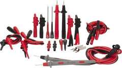 Fluke - Black/Red Electrical Test Equipment Leads Set - Use with All Models - A1 Tooling