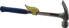 Estwing - 1-3/8 Lb Head, Straight Framing Hammer - 16" OAL, 1-3/64" Face Diam, Smooth Face, Steel Handle with Grip - A1 Tooling