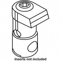 Kennametal - Indexable Adjusting Element - Compatible with 4.91003L133, 4.91003R133, 4.91204L133, 4.91204R133, 4.91604L133, 4.91604R133 - A1 Tooling