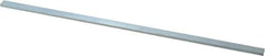 Precision Brand - 12" Long x 3/8" High x 1/8" Wide, Zinc-Plated Key Stock - Low Carbon Steel - A1 Tooling