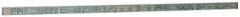 Precision Brand - 12" Long x 3/8" High x 3/16" Wide, Zinc-Plated Key Stock - Low Carbon Steel - A1 Tooling