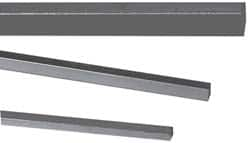 Precision Brand - 12" Long, Plain Key Stock Assortment - Low Carbon Steel - A1 Tooling