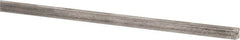 Precision Brand - 12" Long x 1/8" High x 1/8" Wide, Plain Key Stock - Low Carbon Steel - A1 Tooling