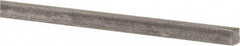 Precision Brand - 12" Long x 3/16" High x 3/16" Wide, Plain Key Stock - Low Carbon Steel - A1 Tooling