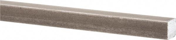 Precision Brand - 12" Long x 1/2" High x 1/2" Wide, Plain Key Stock - Low Carbon Steel - A1 Tooling