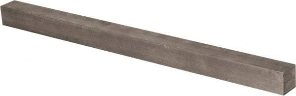 Precision Brand - 12" Long x 3/4" High x 3/4" Wide, Plain Key Stock - Low Carbon Steel - A1 Tooling