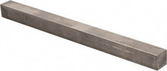 Precision Brand - 12" Long x 7/8" High x 7/8" Wide, Plain Key Stock - Low Carbon Steel - A1 Tooling