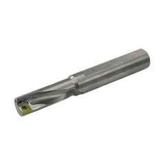 Allied Machine and Engineering - 0.89" Max Drill Depth, 2.25xD, 8mm Diam, Indexable Insert Drill - 1 Insert, 1/2" Shank Diam, Straight Shank - A1 Tooling