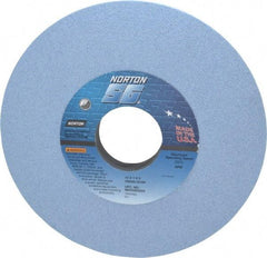 Norton - 12" Diam x 3" Hole x 1" Thick, G Hardness, 60 Grit Surface Grinding Wheel - Ceramic, Type 1, Medium Grade, 2,070 Max RPM, Vitrified Bond, No Recess - A1 Tooling