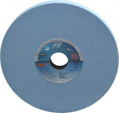 Norton - 8" Diam x 1-1/4" Hole x 3/4" Thick, J Hardness, 60 Grit Surface Grinding Wheel - Ceramic, Type 1, Medium Grade, 3,600 Max RPM, Vitrified Bond, No Recess - A1 Tooling