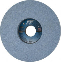 Norton - 7" Diam x 1-1/4" Hole x 1" Thick, J Hardness, 60 Grit Surface Grinding Wheel - Ceramic, Type 5, Medium Grade, 3,600 Max RPM, Vitrified Bond, One-Side Recess - A1 Tooling