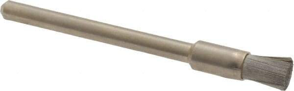 Anderson - 3/16" Brush Diam, Crimped, End Brush - 1/8" Diam Shank, 25,000 Max RPM - A1 Tooling