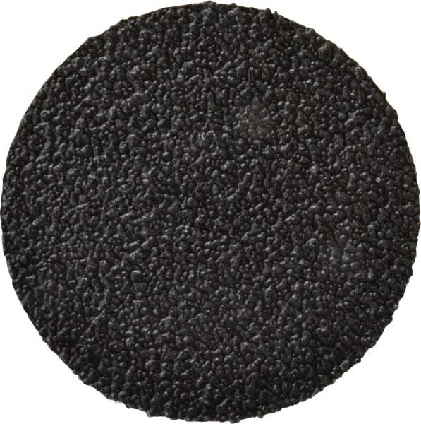 3M - 3" Disc Diam, 36 Grit, Zirconia Alumina Quick Change Disc - Type S Attaching System, Coated, Black, Very Coarse Grade, 20,000 RPM, 501C Series - A1 Tooling