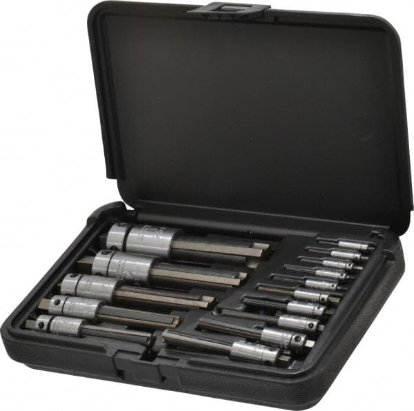 Walton - #4 to 1" Tap Extractor Set - 3, 4 Flutes, 15 Pieces - A1 Tooling