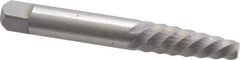 Interstate - Spiral Flute Screw Extractor - #5 Extractor for 3/8 to 5/8" Screw, 3-3/8" OAL - A1 Tooling