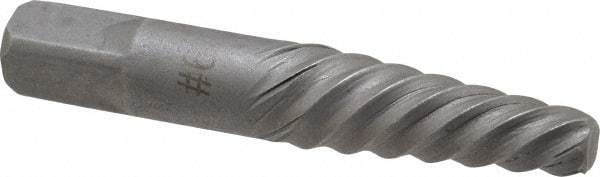 Interstate - Spiral Flute Screw Extractor - #6 Extractor for 5/8 to 7/8" Screw, 3-3/4" OAL - A1 Tooling