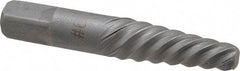 Interstate - Spiral Flute Screw Extractor - #6 Extractor for 5/8 to 7/8" Screw, 3-3/4" OAL - A1 Tooling