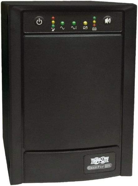 Tripp-Lite - 15 Amp, 1,500 VA, Tower Mount Line Interactive Backup Uninterruptible Power Supply - Backup 8 min with Full Load & 13 min with Half Load, 120 VAC Input & Output, 900 Watt Output, 1 Phases, 6 Outlets - A1 Tooling