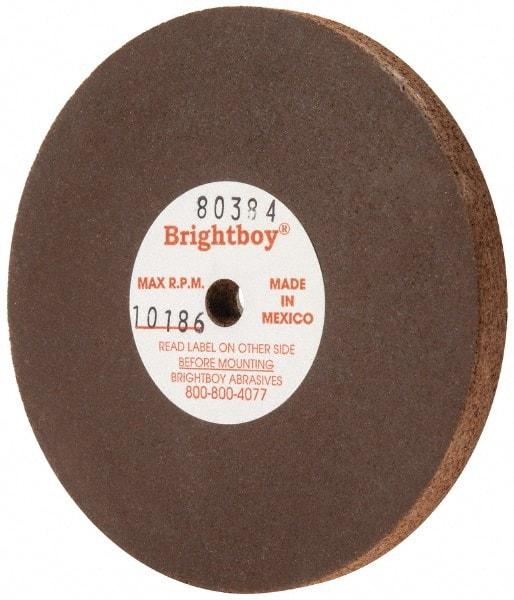 Cratex - 3" Diam x 1/4" Hole x 1/4" Thick, 46 Grit Surface Grinding Wheel - Coarse Grade - A1 Tooling