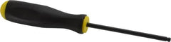 Bondhus - 3/16" Hex Ball End Driver - 3.8" Blade Length, Ergonomic Molded Cushion Grip Handle, 204mm OAL - A1 Tooling