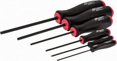 Bondhus - 6 Piece, 1.5 to 5mm Ball End Hex Driver Set - Comes in Vinyl Pouch - A1 Tooling