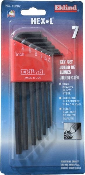 Eklind - 7 Piece L-Key Hex Key Set - A1 Tooling