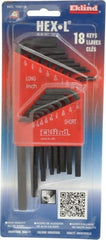 Eklind - 18 Piece L-Key Hex Key Set - A1 Tooling