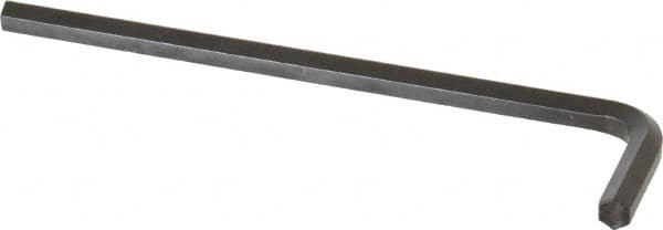 Eklind - 1/4" Hex, Long Arm, Hex Key - 5-1/4" OAL, Alloy Steel, Inch System of Measurement - A1 Tooling