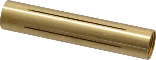 Made in USA - 1/2" Diam Through Hole Barrel Cylinder - 2-1/2" Barrel Length, Eccentric Slot - A1 Tooling