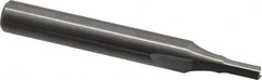 Onsrud - 1/8" Diam, 1/4" Shank Diam, 1/4" Length of Cut, 2 Flute Double Edge Straight Router Bit - 2" Overall Length, Right Hand Cut, Solid Carbide - A1 Tooling