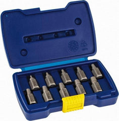 Irwin Hanson - 10 Piece Spiral Flute Screw Extractor Set - Screw Range 1/8 to 13/32" - A1 Tooling