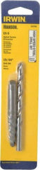 Irwin - 2 Piece Spiral Flute Screw Extractor & Drill Set - Screw Range 3/8 to 5/8" - A1 Tooling