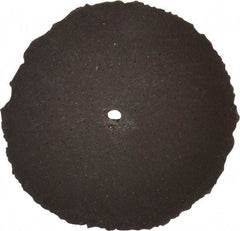 Cratex - 1" Diam x 1/16" Hole x 1/8" Thick, Surface Grinding Wheel - Silicon Carbide, Medium Grade, Rubber Bond, No Recess - A1 Tooling