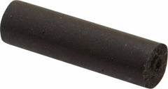 Cratex - 1/4" Max Diam x 7/8" Long, Cylinder, Rubberized Point - Medium Grade, Silicon Carbide, 1/16" Arbor Hole, Unmounted - A1 Tooling