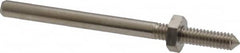 Value Collection - 1/8" Shank No. 6 Abrasive Point Mandrel - 1-3/4" Length, 1/8" Hole Compatibility, for Cones, Points & Rubberized Points - A1 Tooling