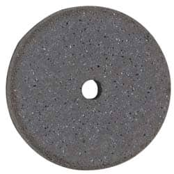 Cratex - 4" Diam x 1/2" Hole x 3/4" Thick, Surface Grinding Wheel - Silicon Carbide, Coarse Grade, 5,250 Max RPM, Rubber Bond, No Recess - A1 Tooling