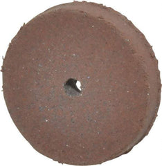 Cratex - 5/8" Diam x 1/16" Hole x 3/32" Thick, Surface Grinding Wheel - Silicon Carbide, Fine Grade, 25,000 Max RPM, Rubber Bond, No Recess - A1 Tooling