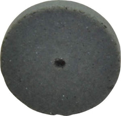 Cratex - 7/8" Diam x 1/16" Hole x 1/8" Thick, Surface Grinding Wheel - Silicon Carbide, Coarse Grade, 25,000 Max RPM, Rubber Bond, No Recess - A1 Tooling