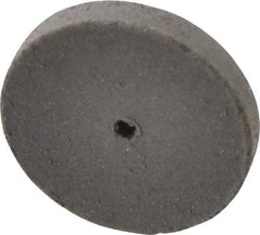 Cratex - 7/8" Diam x 1/16" Hole x 1/8" Thick, Surface Grinding Wheel - Silicon Carbide, Medium Grade, 25,000 Max RPM, Rubber Bond, No Recess - A1 Tooling