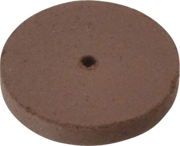 Cratex - 7/8" Diam x 1/16" Hole x 1/8" Thick, Surface Grinding Wheel - Silicon Carbide, Fine Grade, 25,000 Max RPM, Rubber Bond, No Recess - A1 Tooling