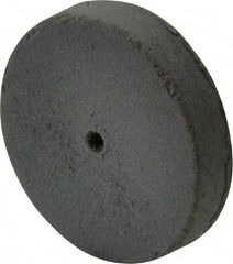 Cratex - 1" Diam x 1/16" Hole x 3/16" Thick, Surface Grinding Wheel - Silicon Carbide, Extra Fine Grade, 25,000 Max RPM, Rubber Bond, No Recess - A1 Tooling