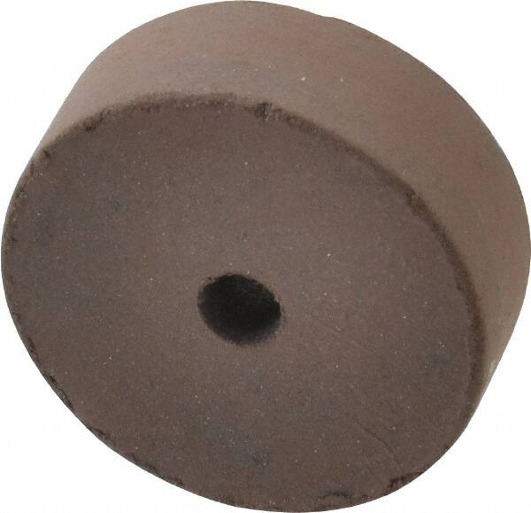 Cratex - 1-1/2" Diam x 1/4" Hole x 1/2" Thick, Surface Grinding Wheel - Silicon Carbide, Fine Grade, 15,000 Max RPM, Rubber Bond, No Recess - A1 Tooling