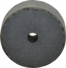 Cratex - 1-1/2" Diam x 1/4" Hole x 1/2" Thick, Surface Grinding Wheel - Silicon Carbide, Extra Fine Grade, 15,000 Max RPM, Rubber Bond, No Recess - A1 Tooling