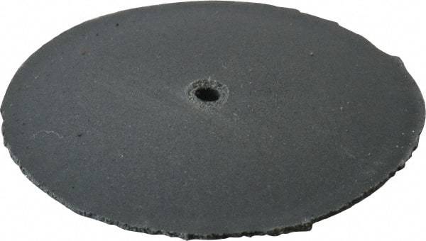 Cratex - 1" Diam x 1/16" Hole x 1/8" Thick, Surface Grinding Wheel - Silicon Carbide, Extra Fine Grade, Rubber Bond, No Recess - A1 Tooling