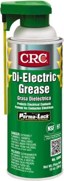 CRC - 16 oz Aerosol Silicone General Purpose Grease - Opaque White, Food Grade, 400°F Max Temp, NLGIG 2, - A1 Tooling